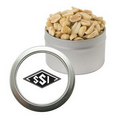 Silver Candy Window Tin w/ Peanuts